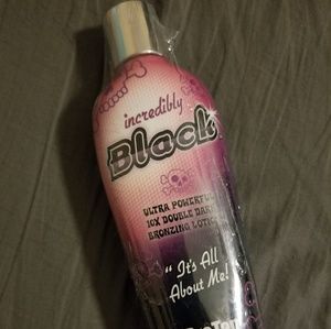 Incredibly black tanning lotion